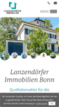 Mobile Screenshot of lanzendoerfer-immobilien.de